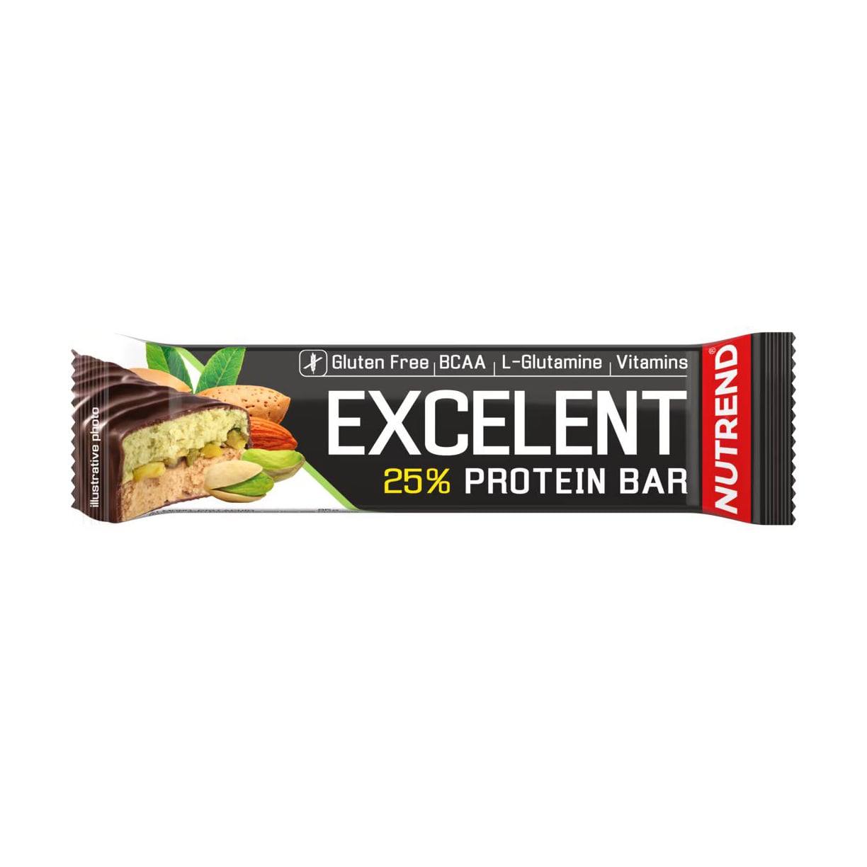 Протеїновий батончик Nutrend Double Excelent Protein Bar Мигдаль + фісташка, 85 г